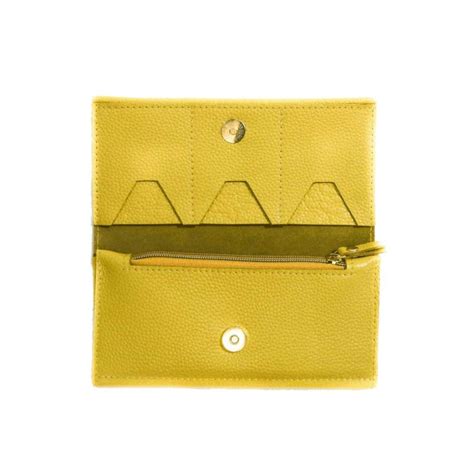 yellow designer wallet